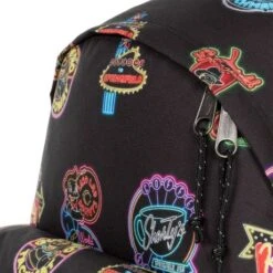 Eastpak Padded Pak'r Rugzak Simpsons Neon Print -Eastpak ek000620 8d3 alt006 uc229906 mhigh