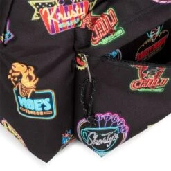 Eastpak Padded Pak'r Rugzak Simpsons Neon Print -Eastpak ek000620 8d3 alt007 uc229912 mhigh