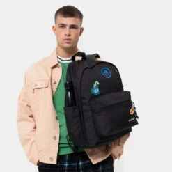 Eastpak Office Zippl'r Rugzak Camp Patch Black -Eastpak zipplr camp patch 3